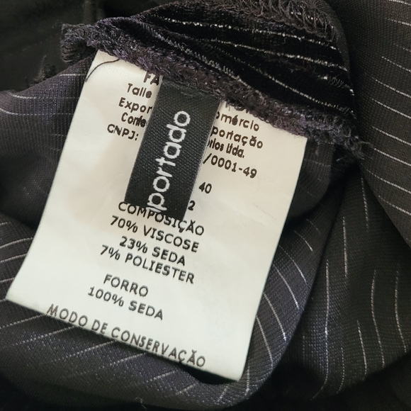 Talie NK Black Velvet Joggers Silk Blend - Picture 9 of 10